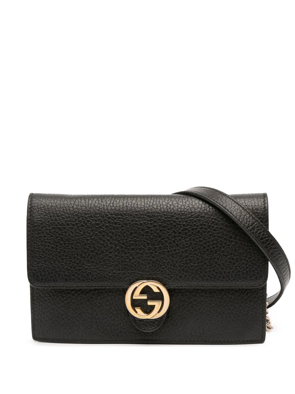 Gucci Pre-Owned 2016-2025 Leather Interlocking G Dollar Wallet on Gucci Pre-Owned 2016-2025 Leather Interlocking G Dollar Wallet on