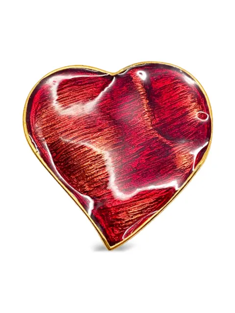 Saint Laurent Pre-Owned 1990s heart pendant