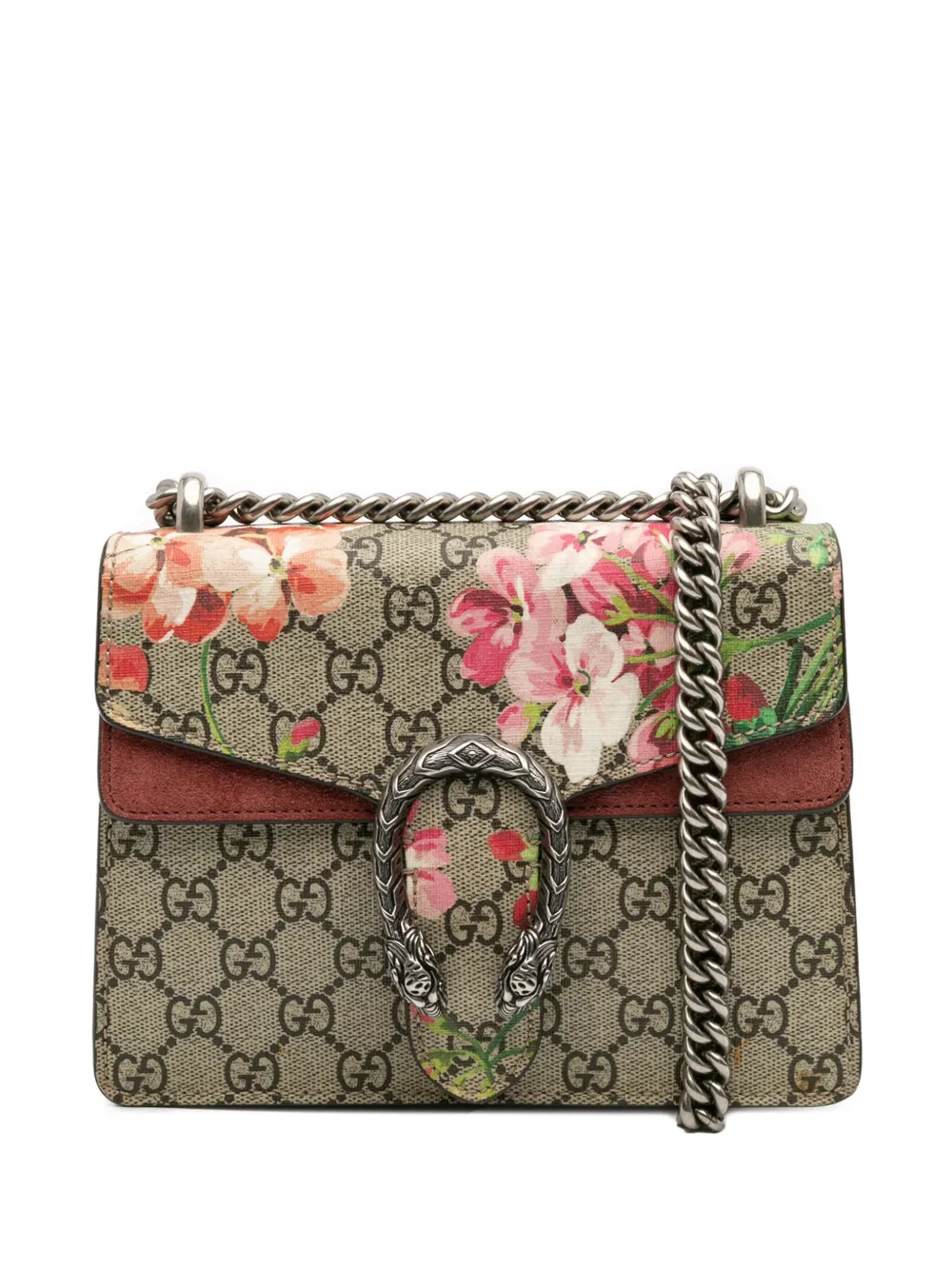 Gucci Pre-Owned 2016-2025 Mini GG Supreme Blooms Dionysus crossbody Gucci Pre-Owned 2016-2025 Mini GG Supreme Blooms Dionysus crossbody
