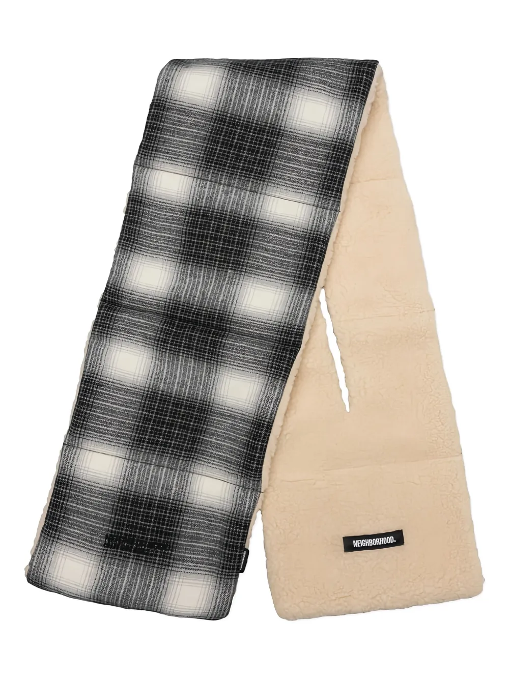 Neighborhood x Pendleton check muffler - Nero