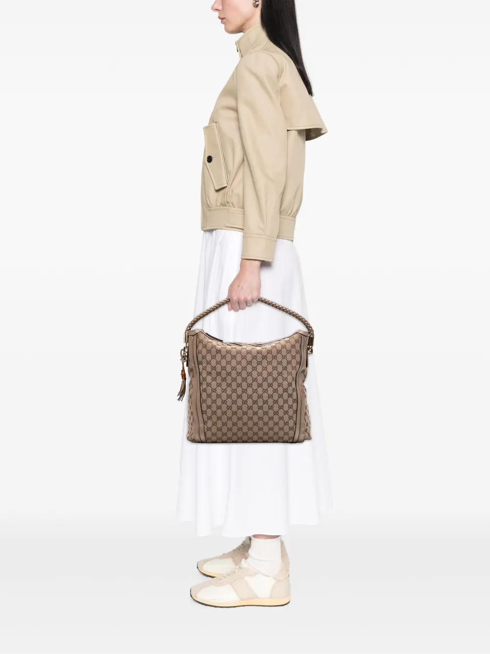Gucci Pre-Owned 2016-2025 Large GG Canvas Bella shoulder bag | Pre-Owned | Image 2