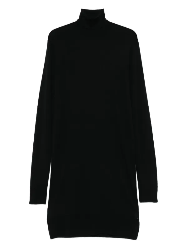 TOTEME Turtleneck Midi Dress | Black | FARFETCH TOTEME Turtleneck Midi Dress | Black | FARFETCH