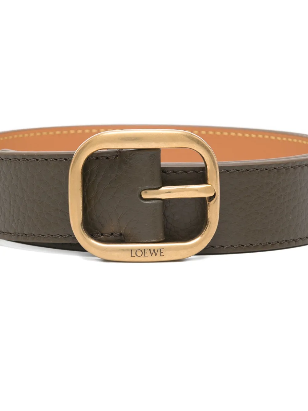  Loewe Leather Belt - Green 