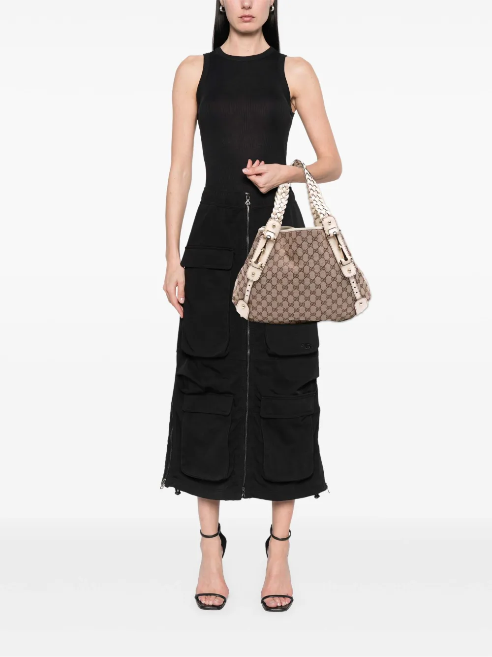 Gucci Pre-Owned 2000-2015 GG Canvas Horsebit Pelham shoulder bag | Pre-Owned | Image 2