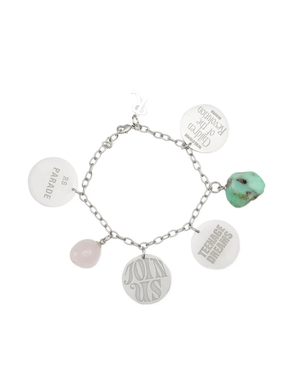 Raf Simons medaillon-pendant bracelet | Silver | Image 1