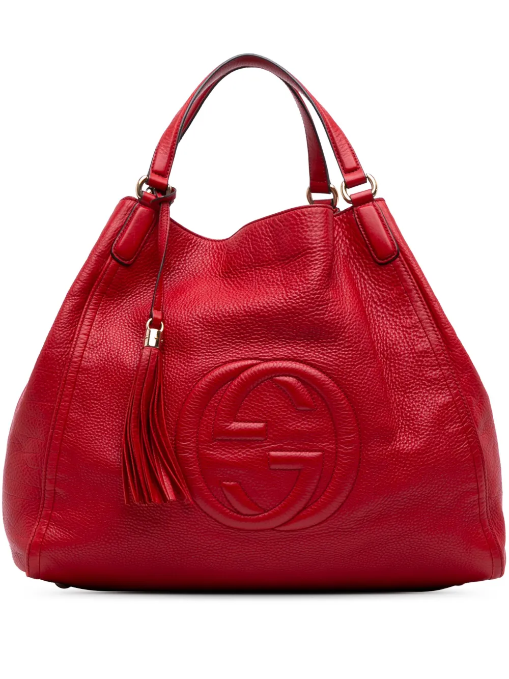 Gucci Pre-Owned 2016-2025 Large Leather Soho Cellarius tote bag - レッド Gucci Pre-Owned 2016-2025 Large Leather Soho Cellarius tote bag - レッド