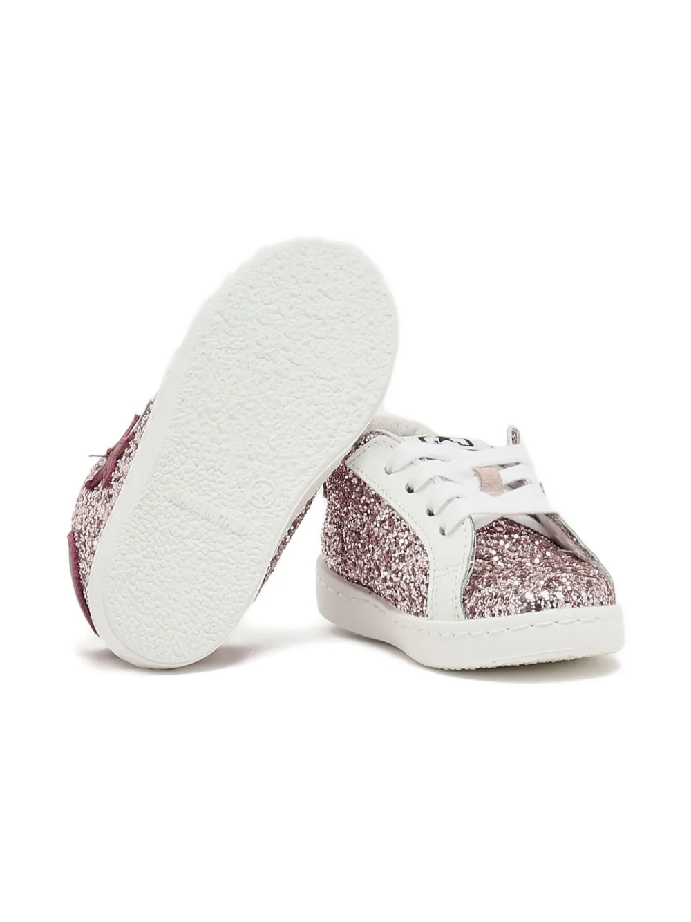 2 Star Kids Sneakers met sterdetail en glitters Roze