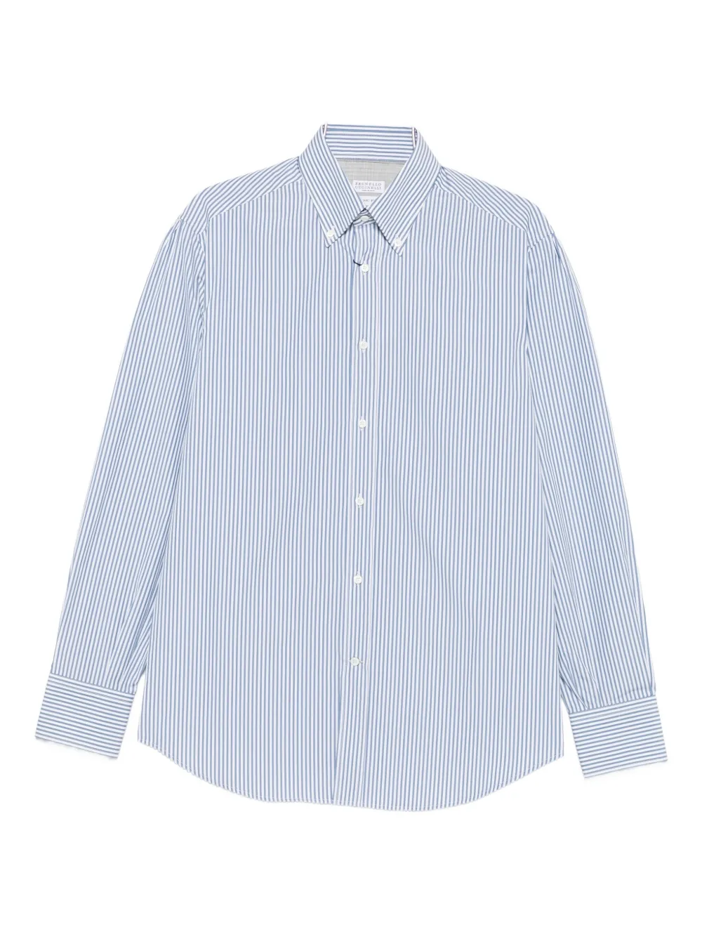 Brunello Cucinelli Camicia a righe - Blu