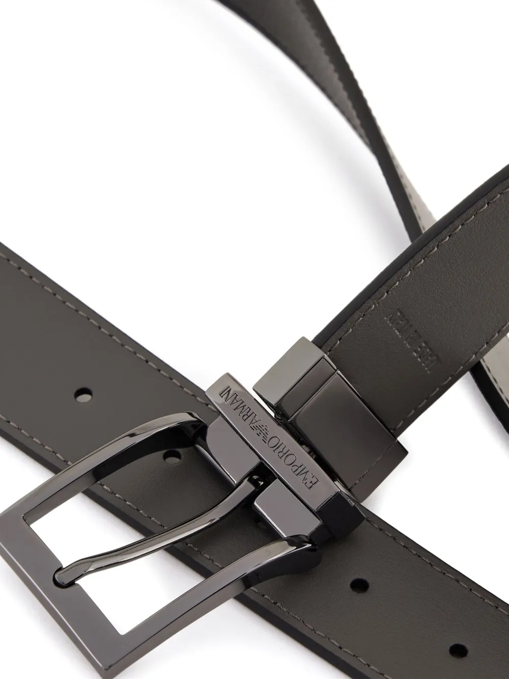 Emporio Armani Omkeerbare riem - Zwart