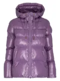 PINKO hooded puffer coat - Purple