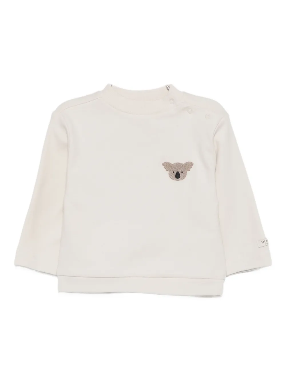 Donsje Koala-embroidered Sweatshirt In Neutral