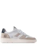 D.A.T.E. court 2.0 leather suede panel sneakers - White