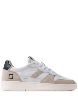 D.A.T.E. Court 2.0 Panelled Sneakers | White | FARFETCH ID