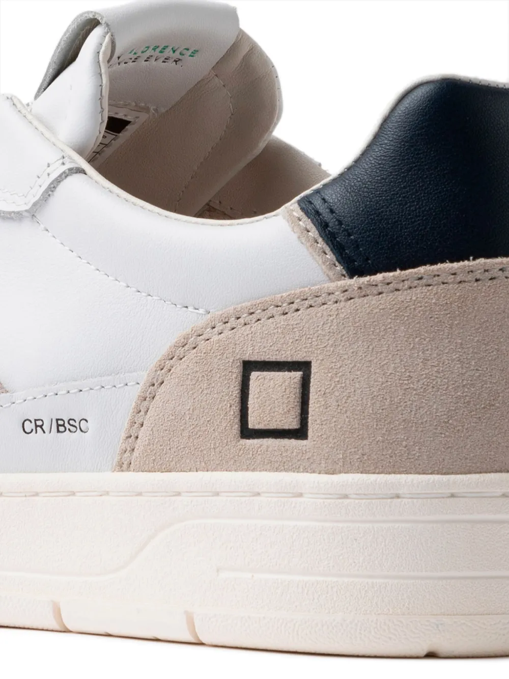 D.A.T.E. court 2.0 leather suede panel sneakers White