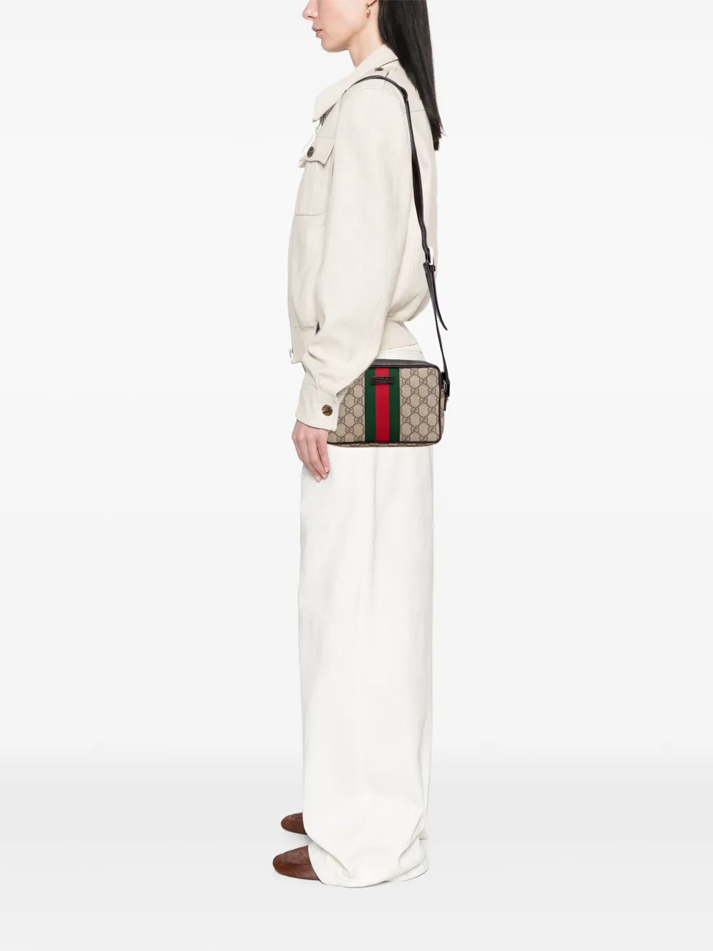 Gucci Pre-Owned 2000-2015 GG Supreme Web crossbody bag | Pre-Owned | Image 2