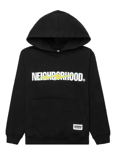 Neighborhood logo-print hoodie
