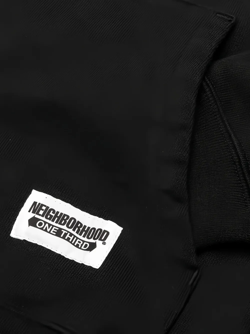 Neighborhood Hoodie met logoprint Zwart