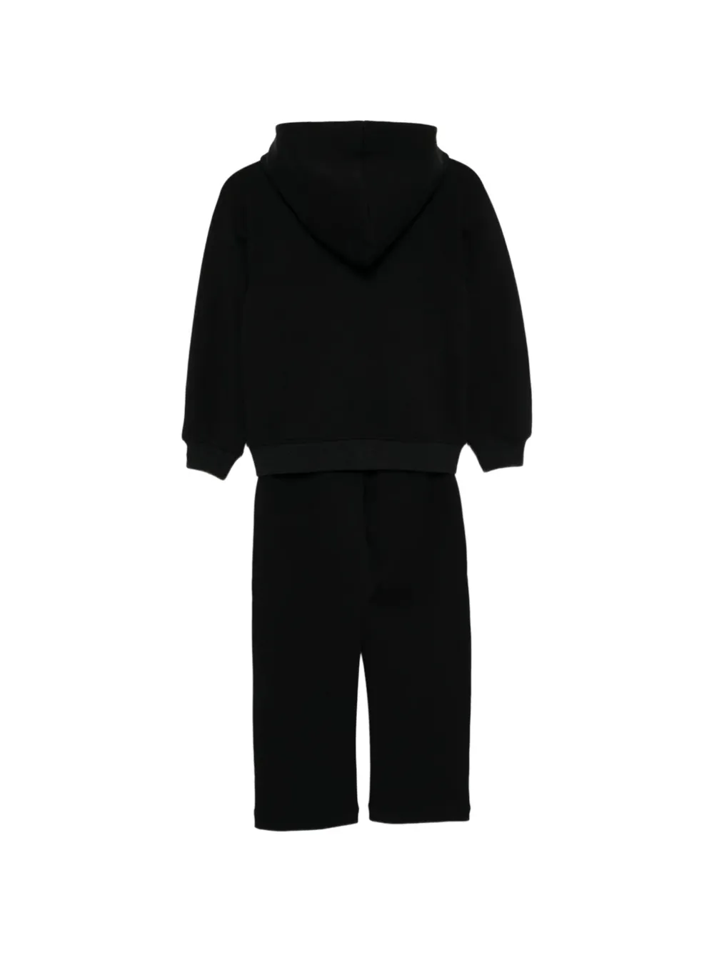 Moschino Kids Gestreept trainingspak met logo-applicatie Zwart