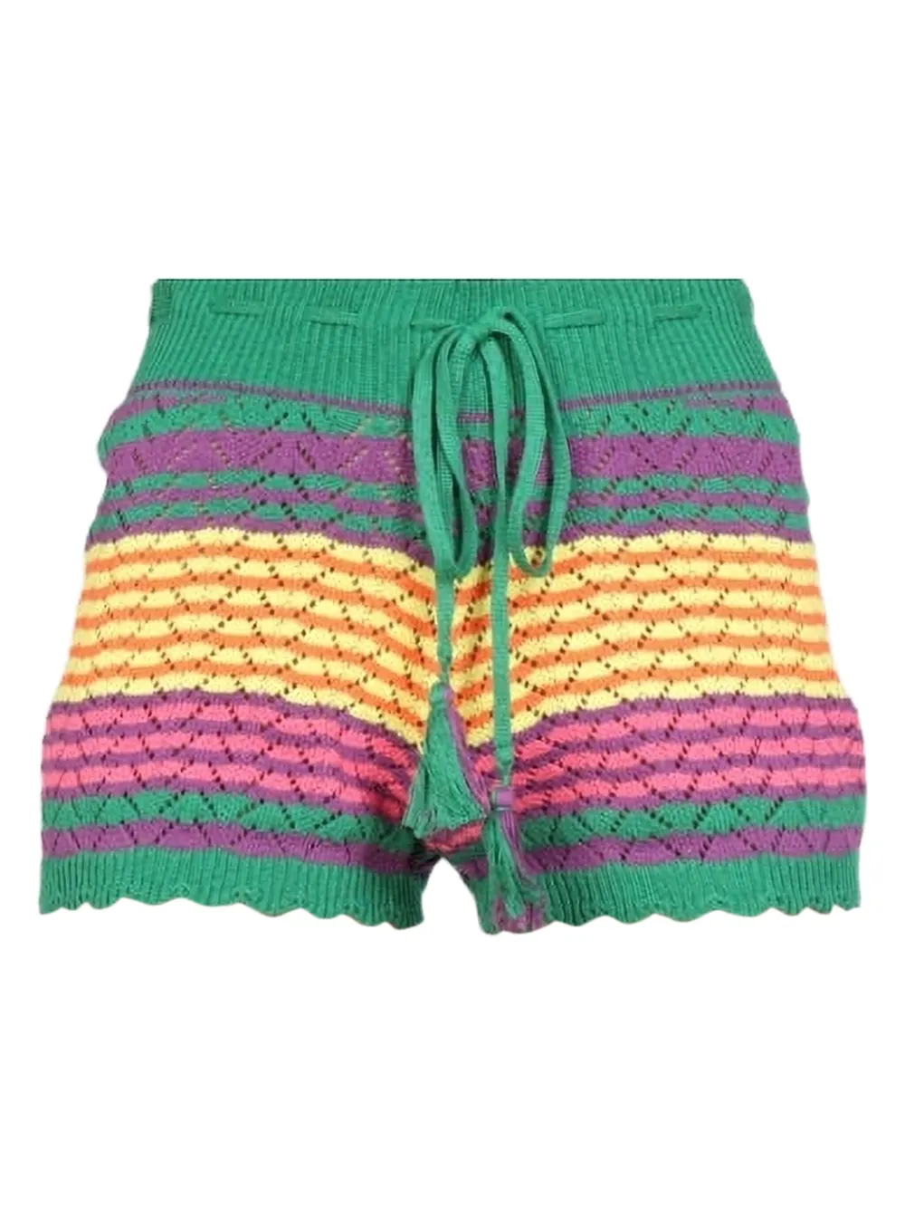 Gallo tassel-detail drawstring shorts | Green | Image 1