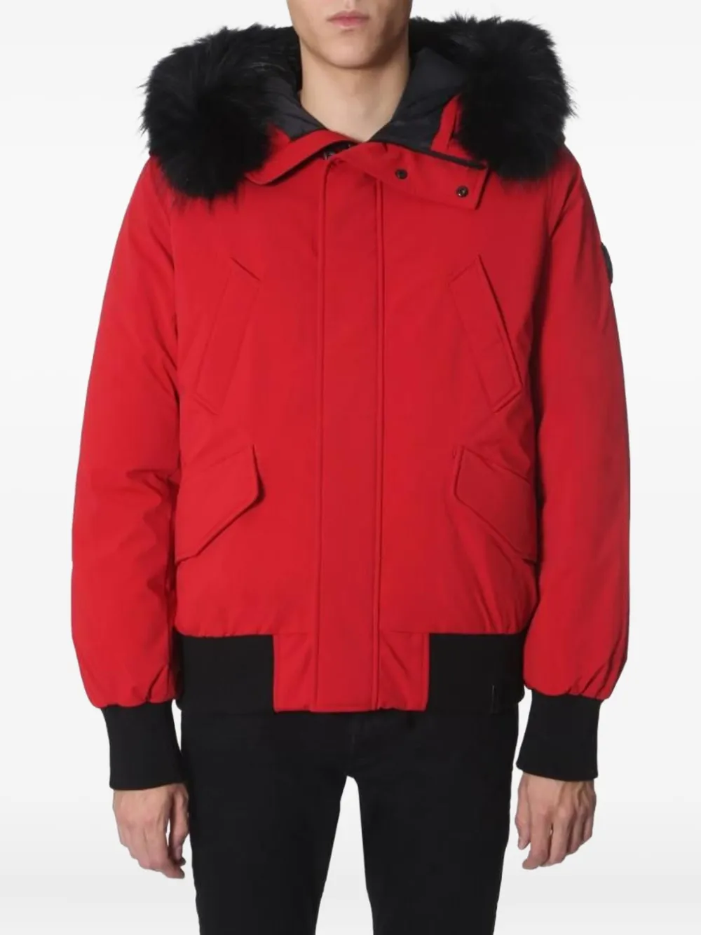 RUDSAK trimmed hooded jacket | Red | Image 1