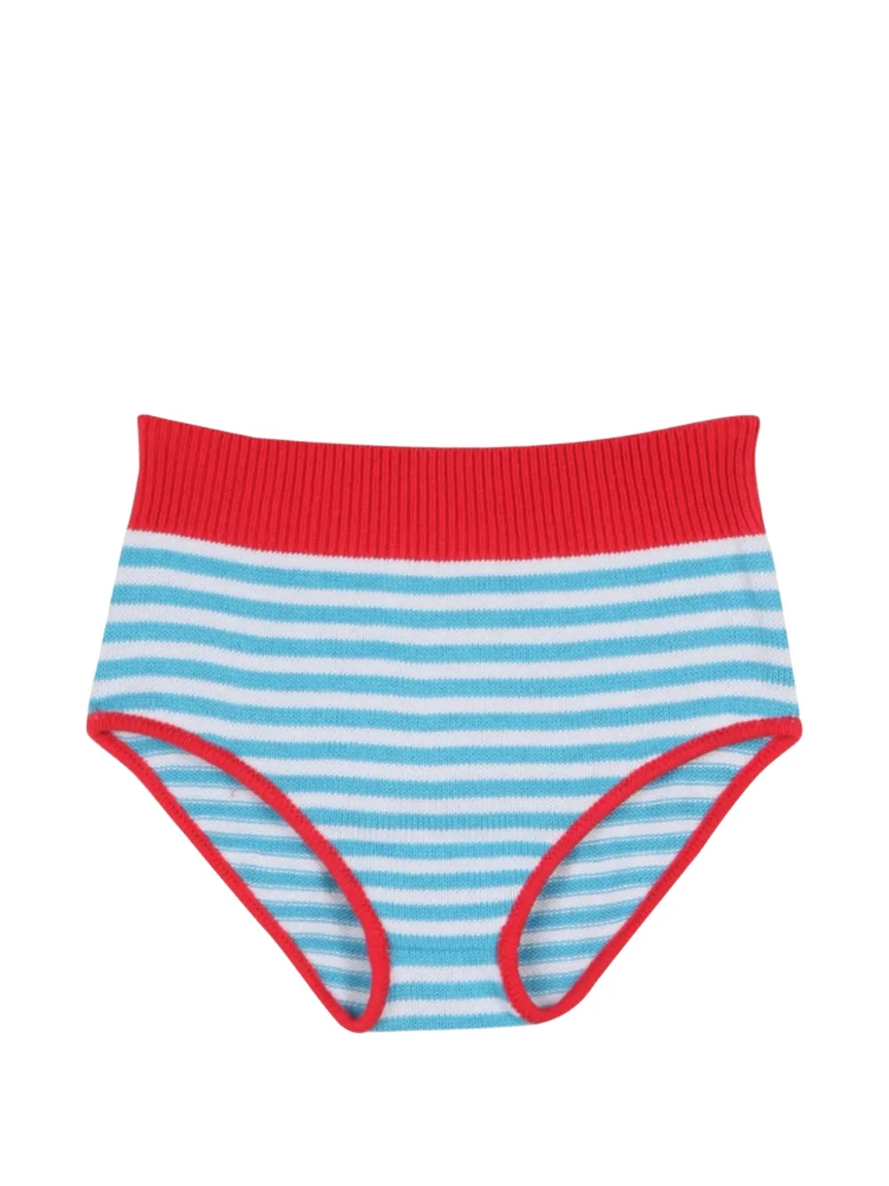 Gallo Gestreifter Bikini mit Quasten - Blau