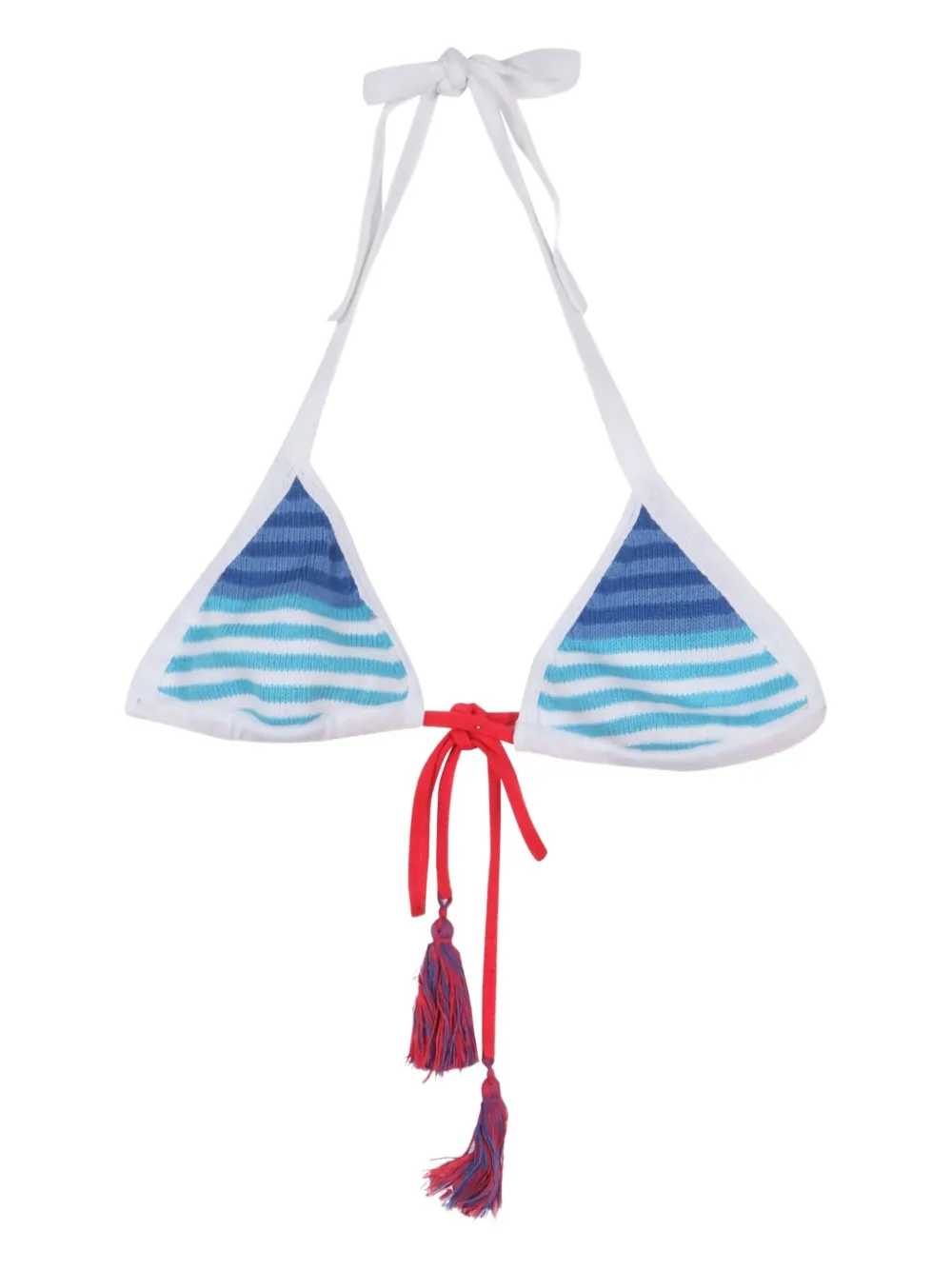 Gallo Striped Tassel-detail Beachwear In Multi