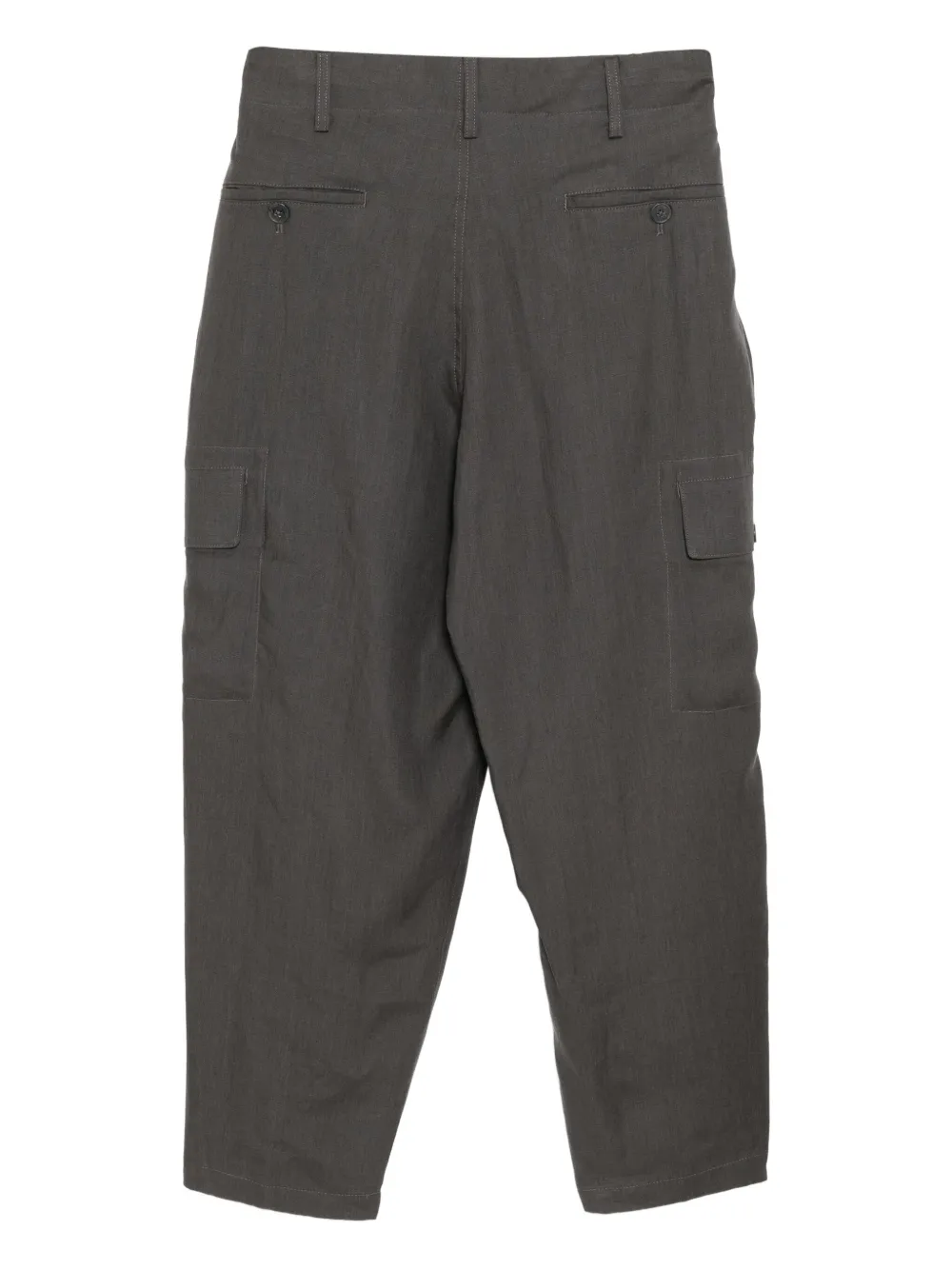 Y's Linnen straight broek - Grijs