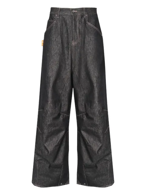 PDF CHANNEL pocket-detail cotton jeans
