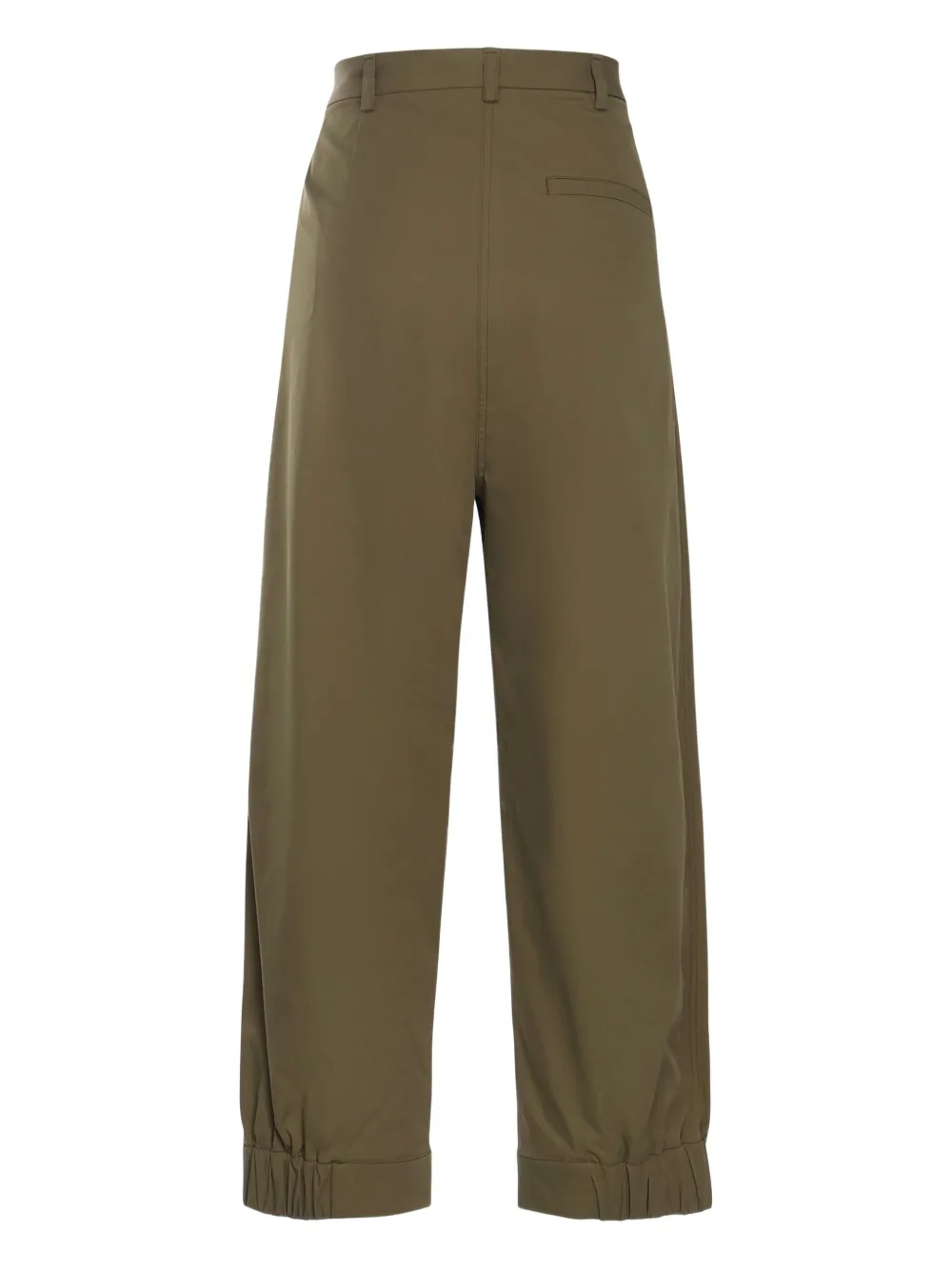 Herno Broek met elastische cuffs - Groen