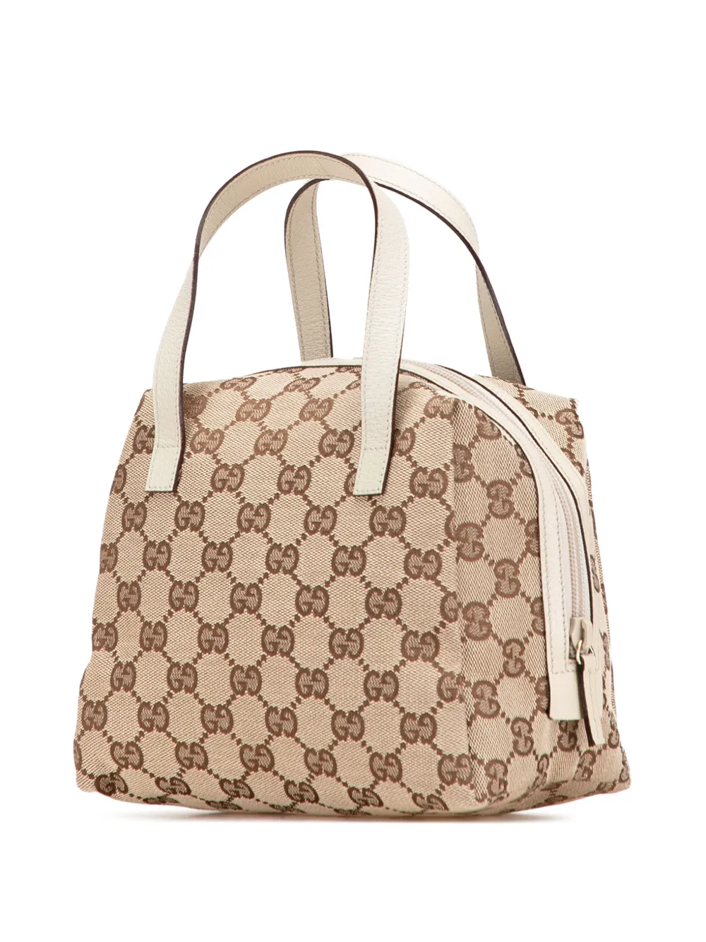 Pre-owned Gucci 2000-2015 Gg Canvas Handbag In Brown