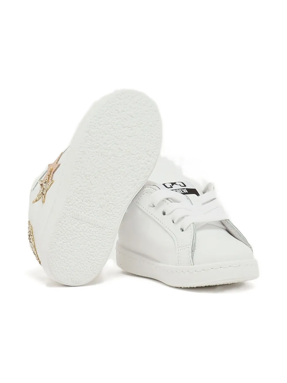 2 Star Kids Sneakers met ster met glitters Wit