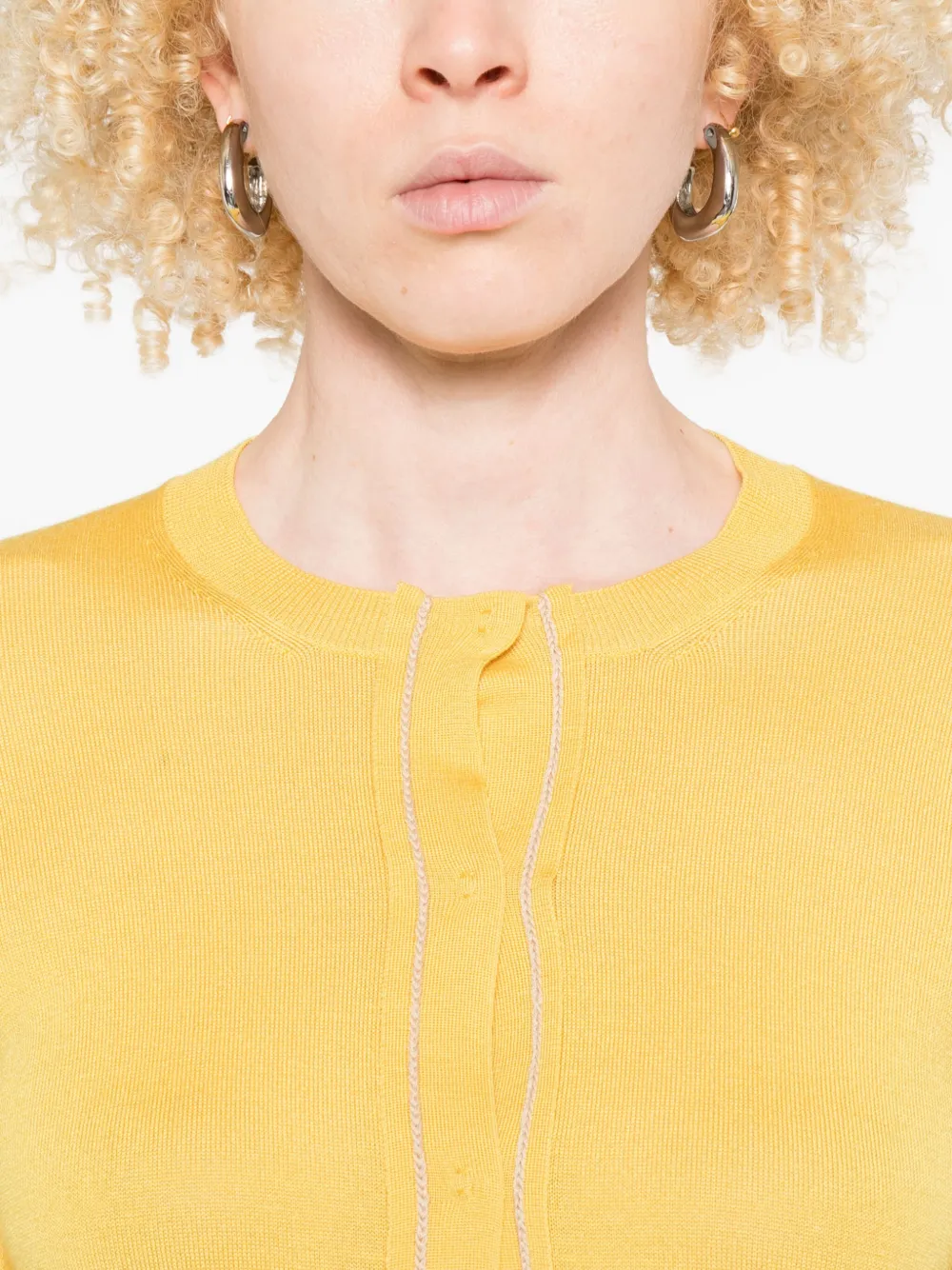 Prada Gewikkeld vest Geel