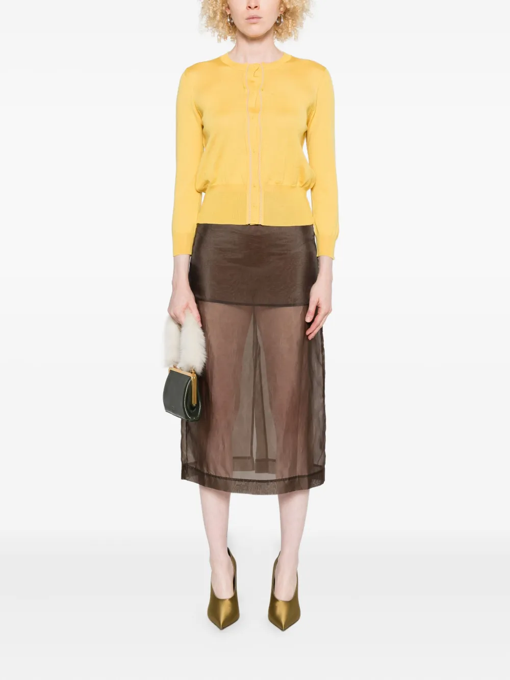 Prada long-sleeved cardigan | Cardigans | Image 2