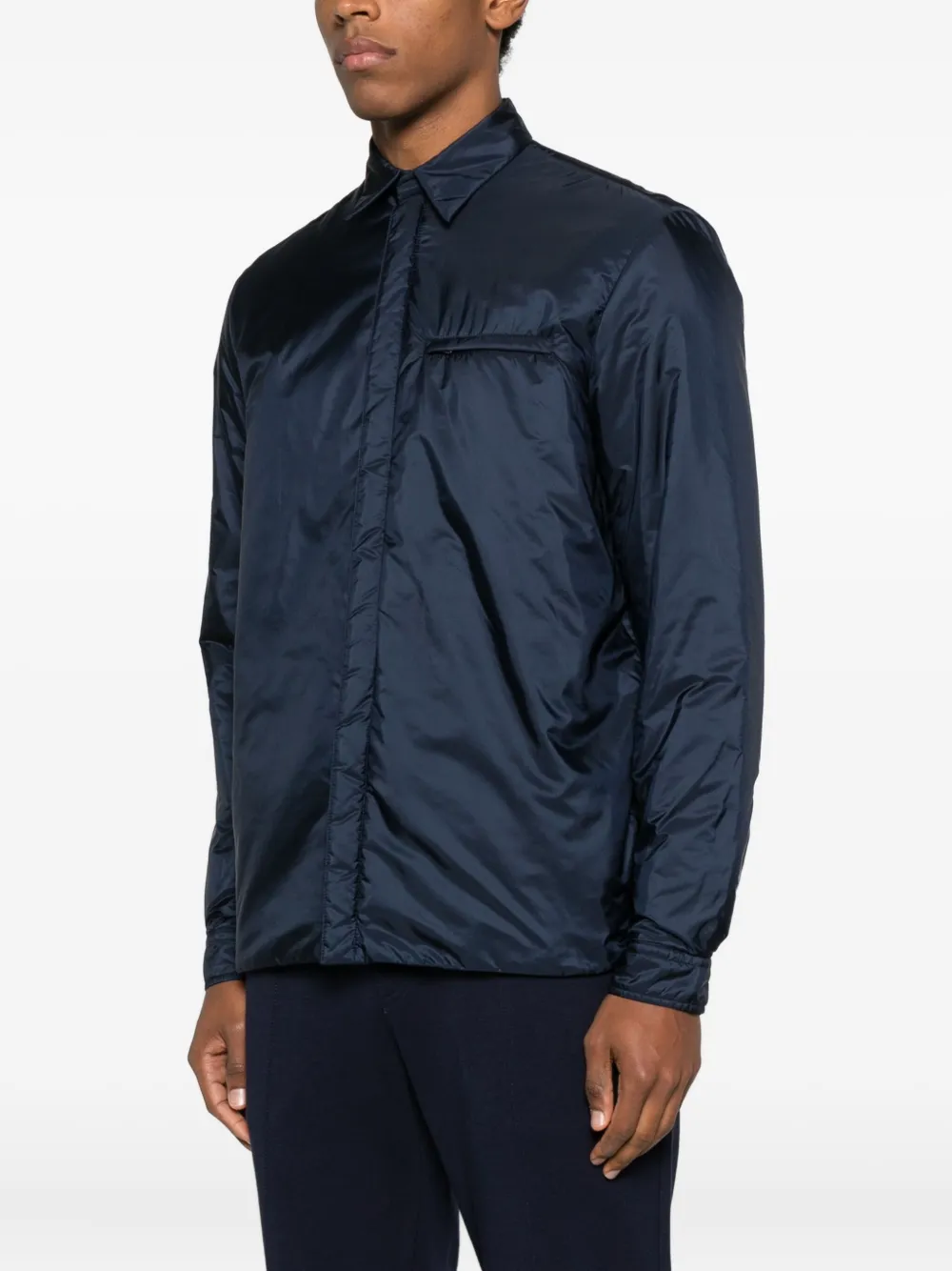 Prada Linea Rossa zip-pocket overshirt | Lightweight Jackets | Image 2