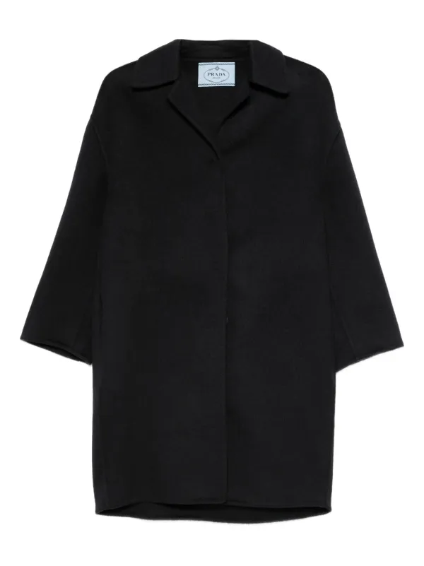 Prada Single-breasted Coat in Blue