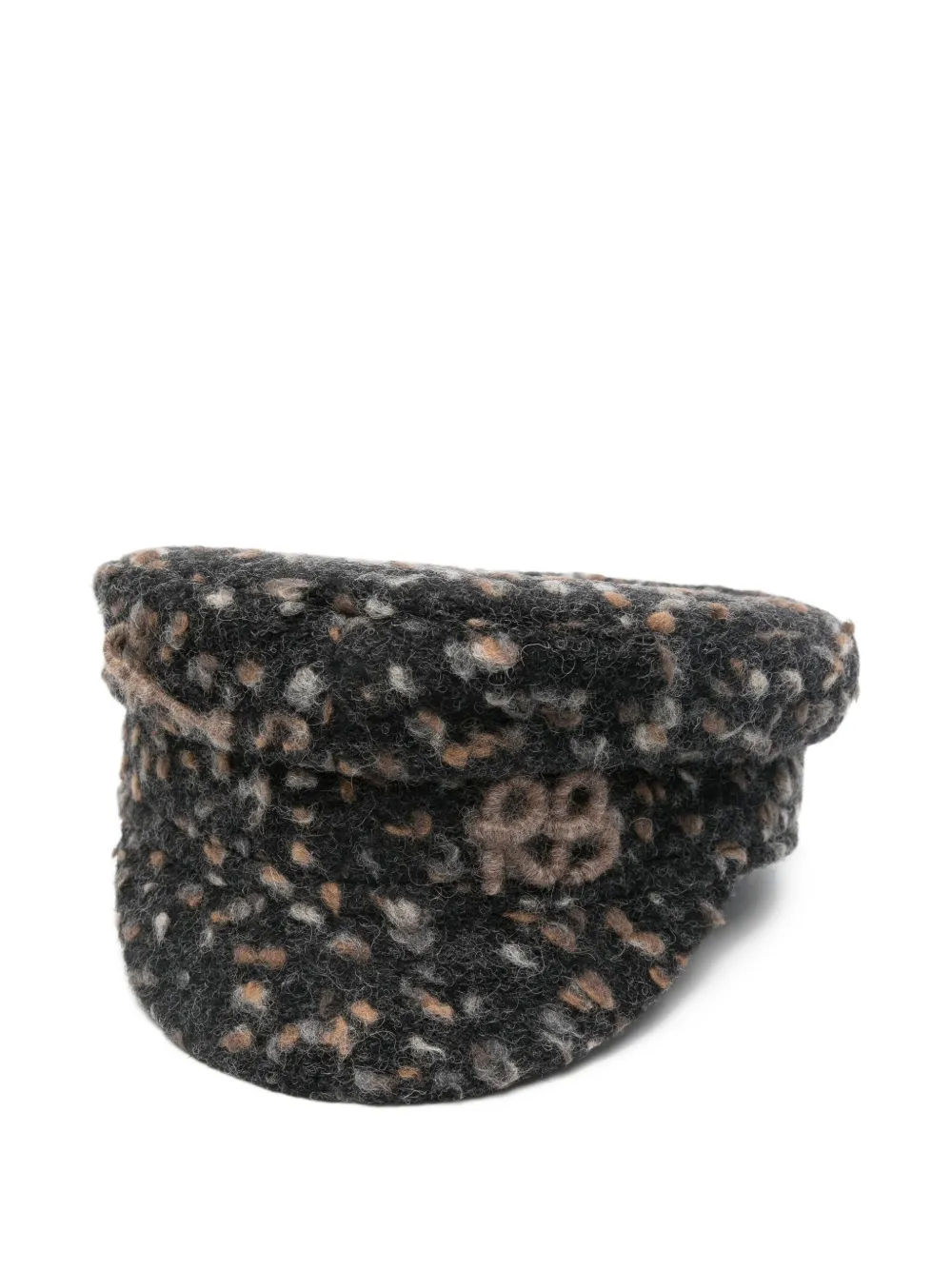 Ruslan Baginskiy Cappello da baseball in lana screziata - Marrone