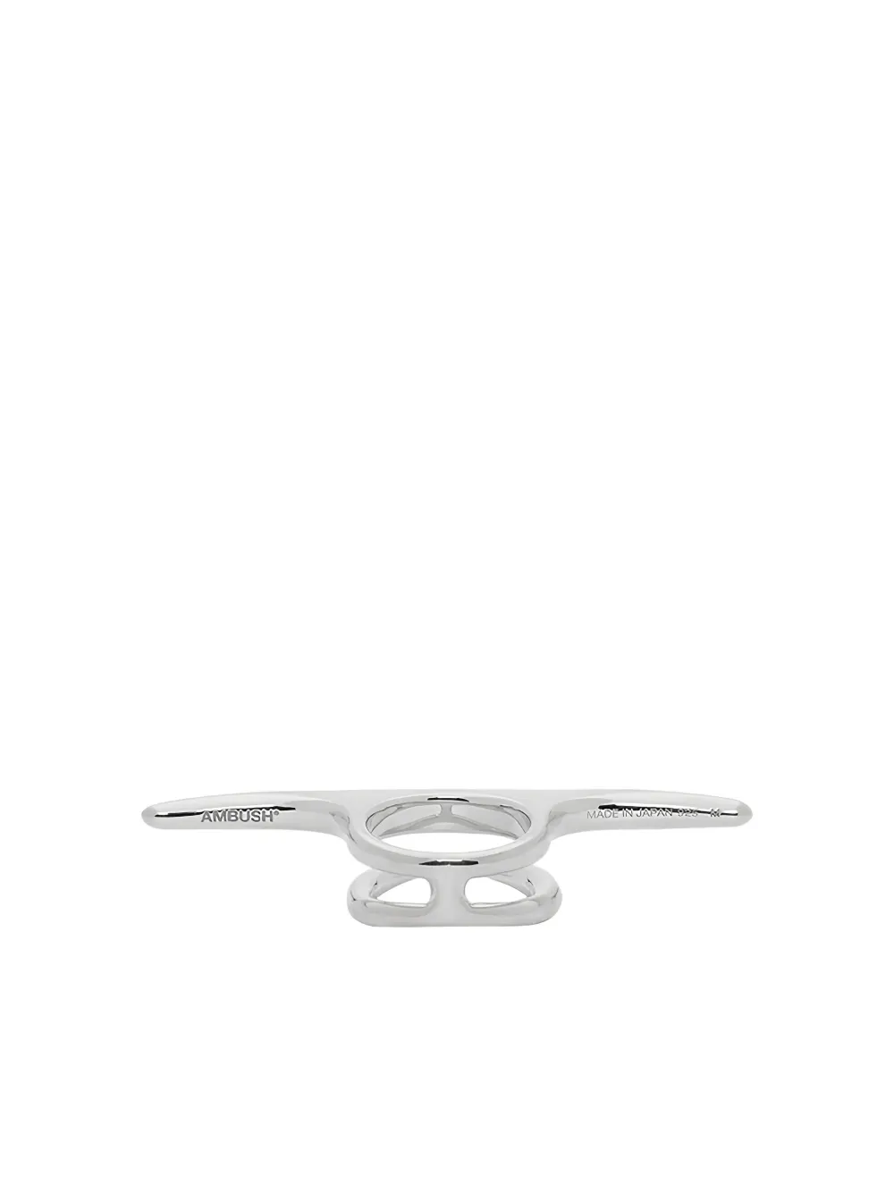 Ambush Liquid Multi-finger Ring In Gray