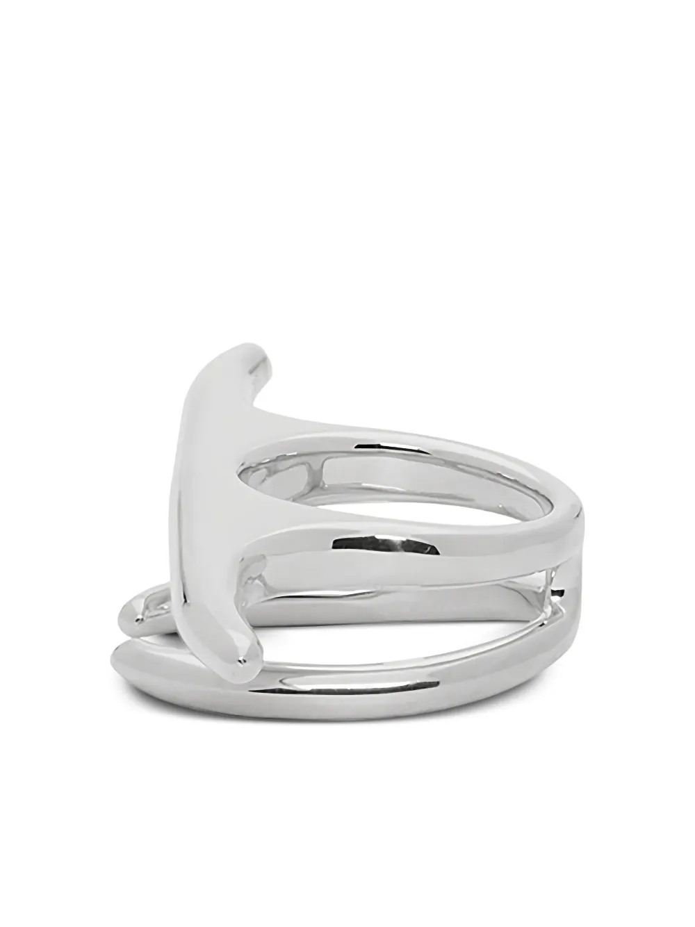 Ambush Liquid Multi-finger Ring - Grey 