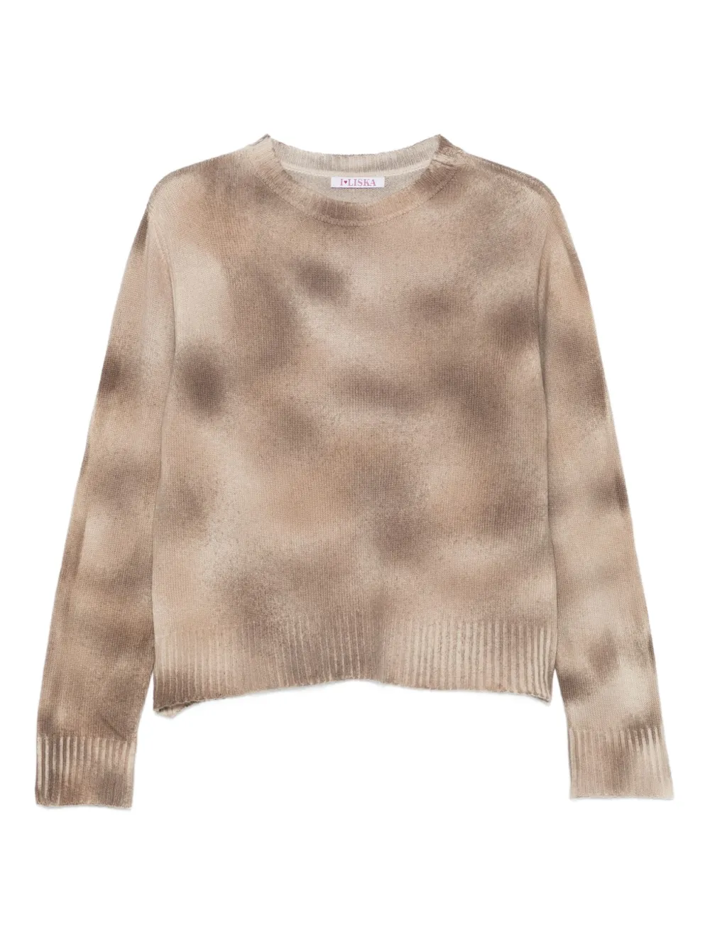 Liska spray-effect sweater | Neutrals | Image 1