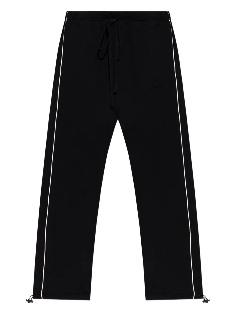 FEAR OF GOD ESSENTIALS side-stripe drawstring sweatpants | Black | Image 1
