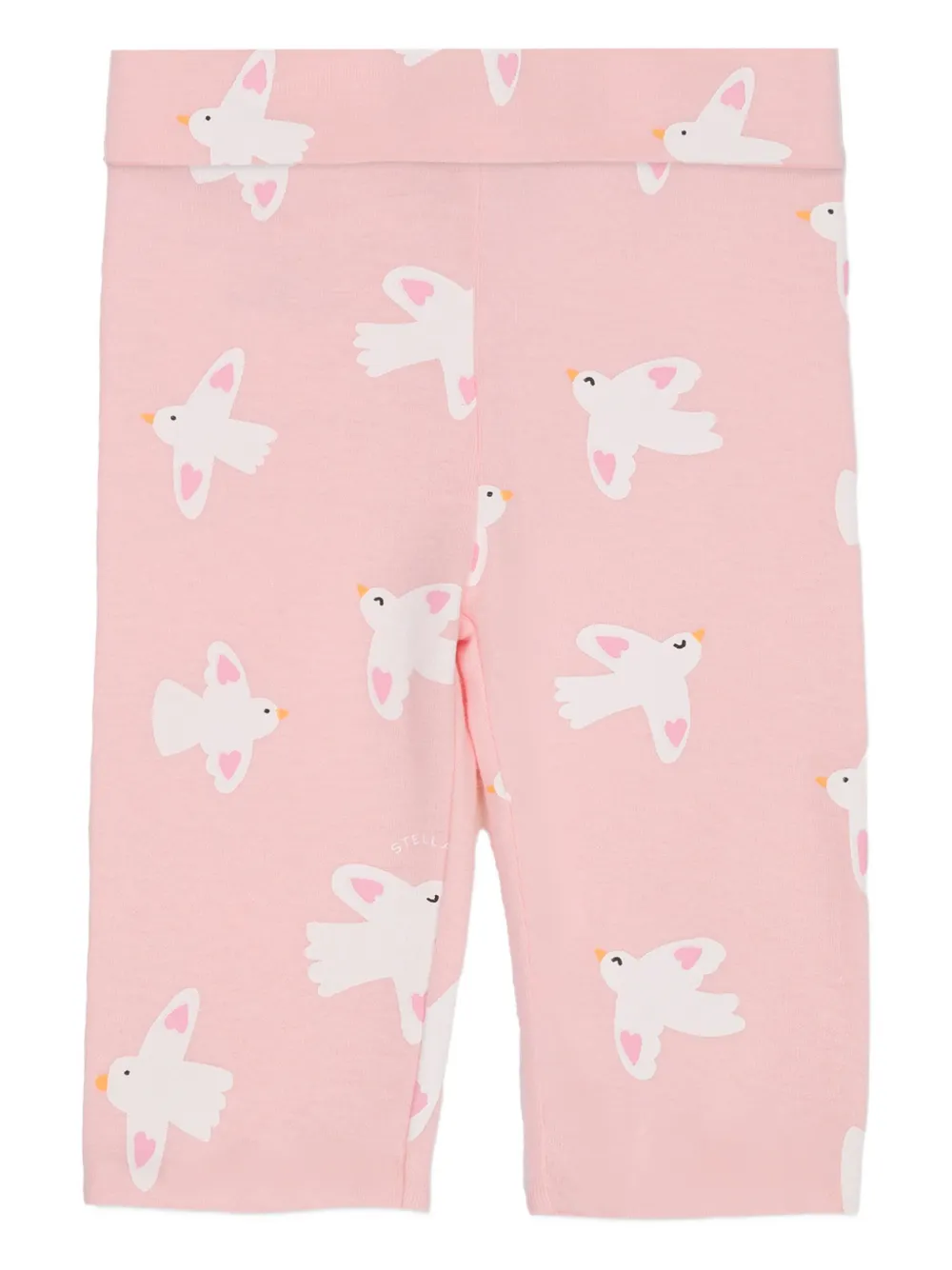 Stella McCartney Kids Legging met vogelprint Roze