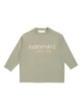 FEAR OF GOD ESSENTIALS KIDS logo-print T-shirt - Green