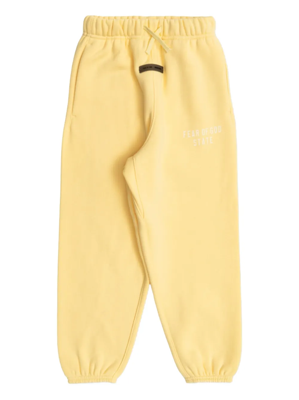 FEAR OF GOD ESSENTIALS KIDS elasticated-cuff logo sweatpants | Yellow | Image 1