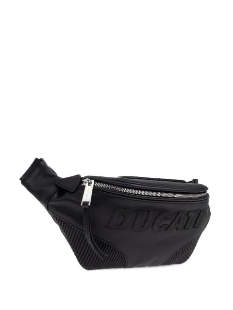 DSQUARED2 x Ducati embossed zip belt bag