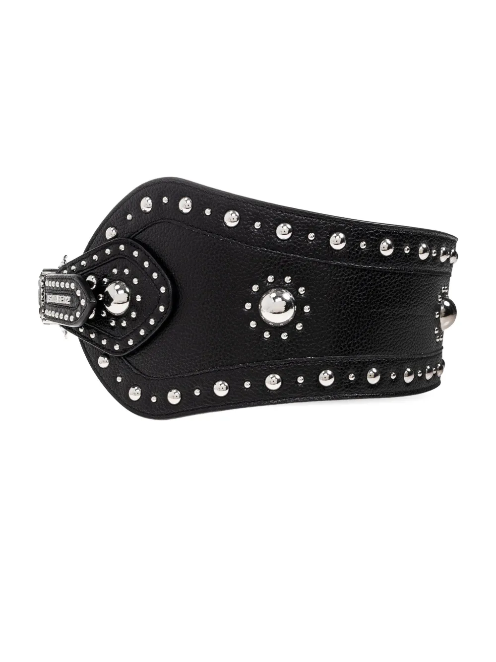 Dsquared2 Studded Leather Belt In Black
