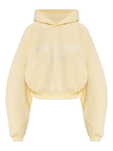 FEAR OF GOD ESSENTIALS embroidered-logo hoodie