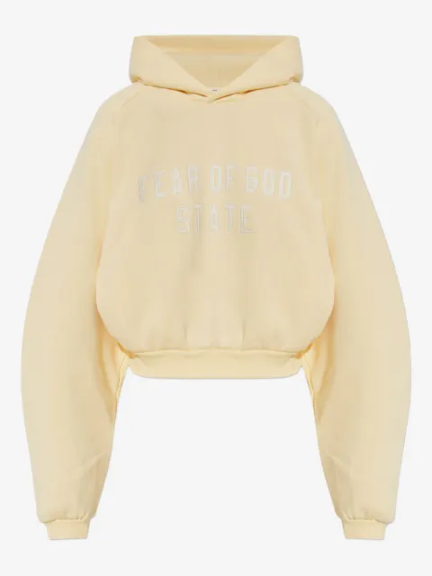FEAR OF GOD ESSENTIALS embroidered-logo hoodie