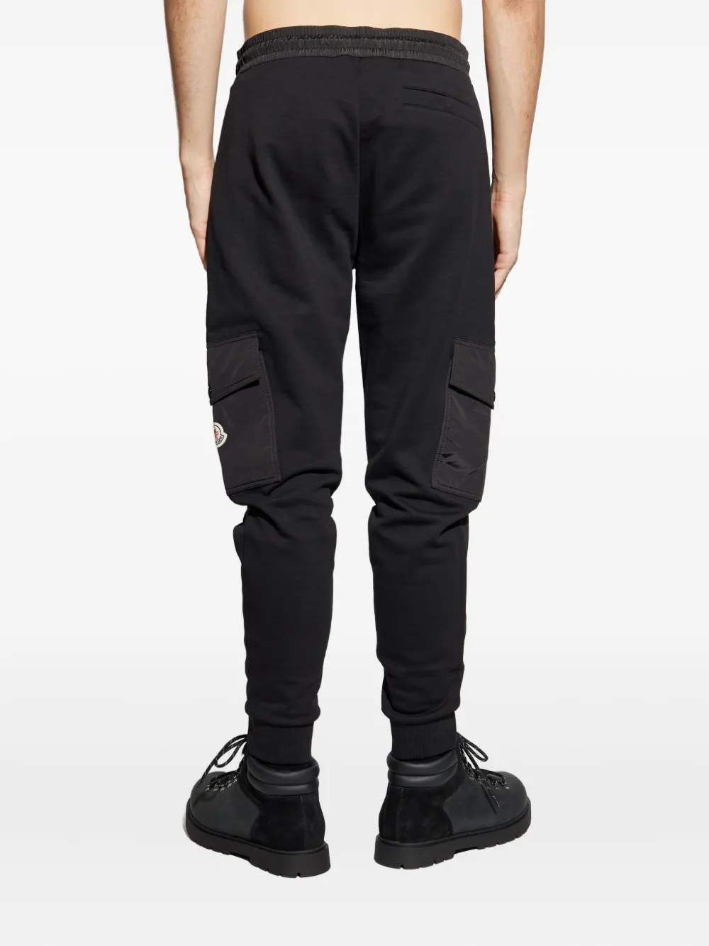 Moncler Jogginghose Aus Einem Baumwollgemisch In Black