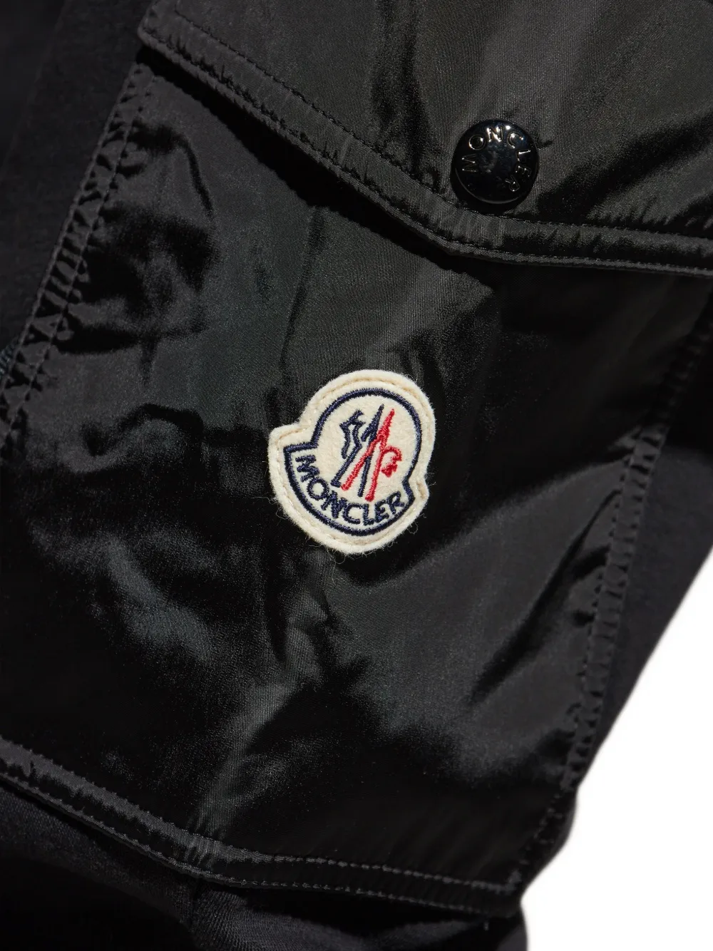 Moncler Jogginghose Aus Einem Baumwollgemisch In Black