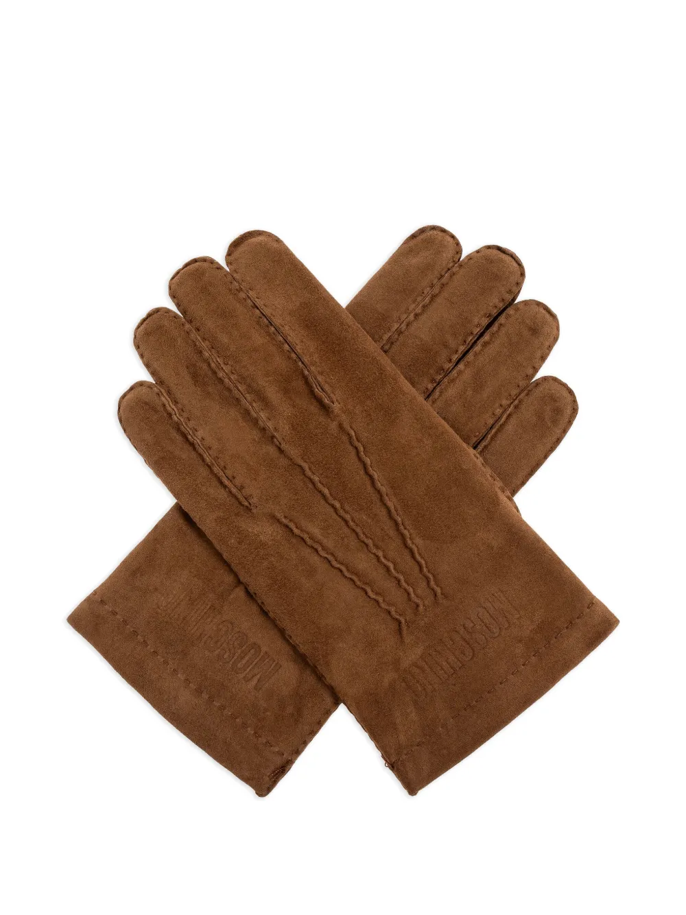 Moschino logo-debossed gloves | Women | Image 2